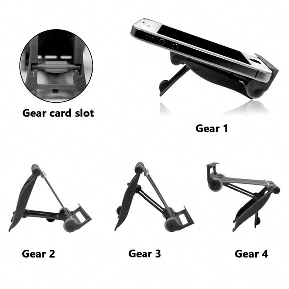 NEW UNIVERSAL DURABLE MOBILE PHONE HOLDER PORTABLE ADJUSTABLE DESKTOP STAND 1PCS - Picture 4 of 5